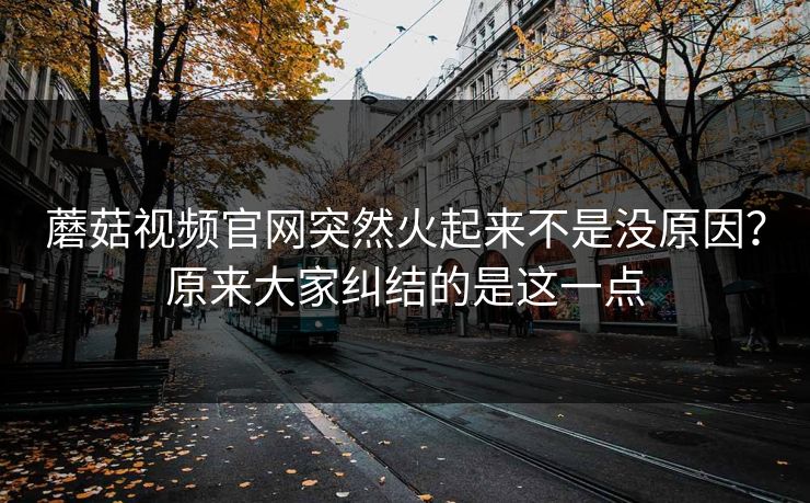 蘑菇视频官网突然火起来不是没原因？原来大家纠结的是这一点  第1张