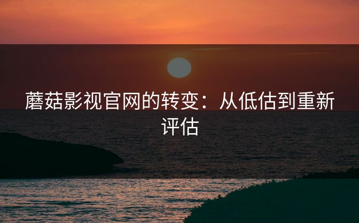 蘑菇影视官网的转变：从低估到重新评估  第1张